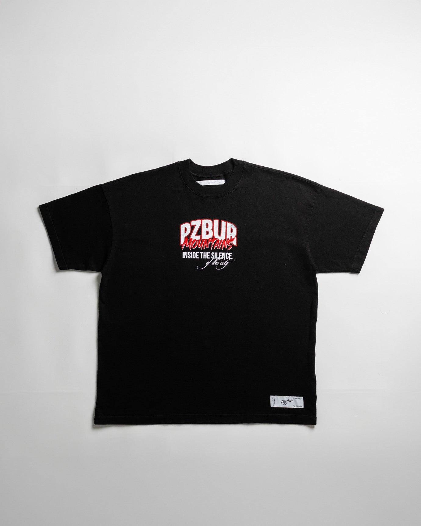 Camisetas Mountains - Negro