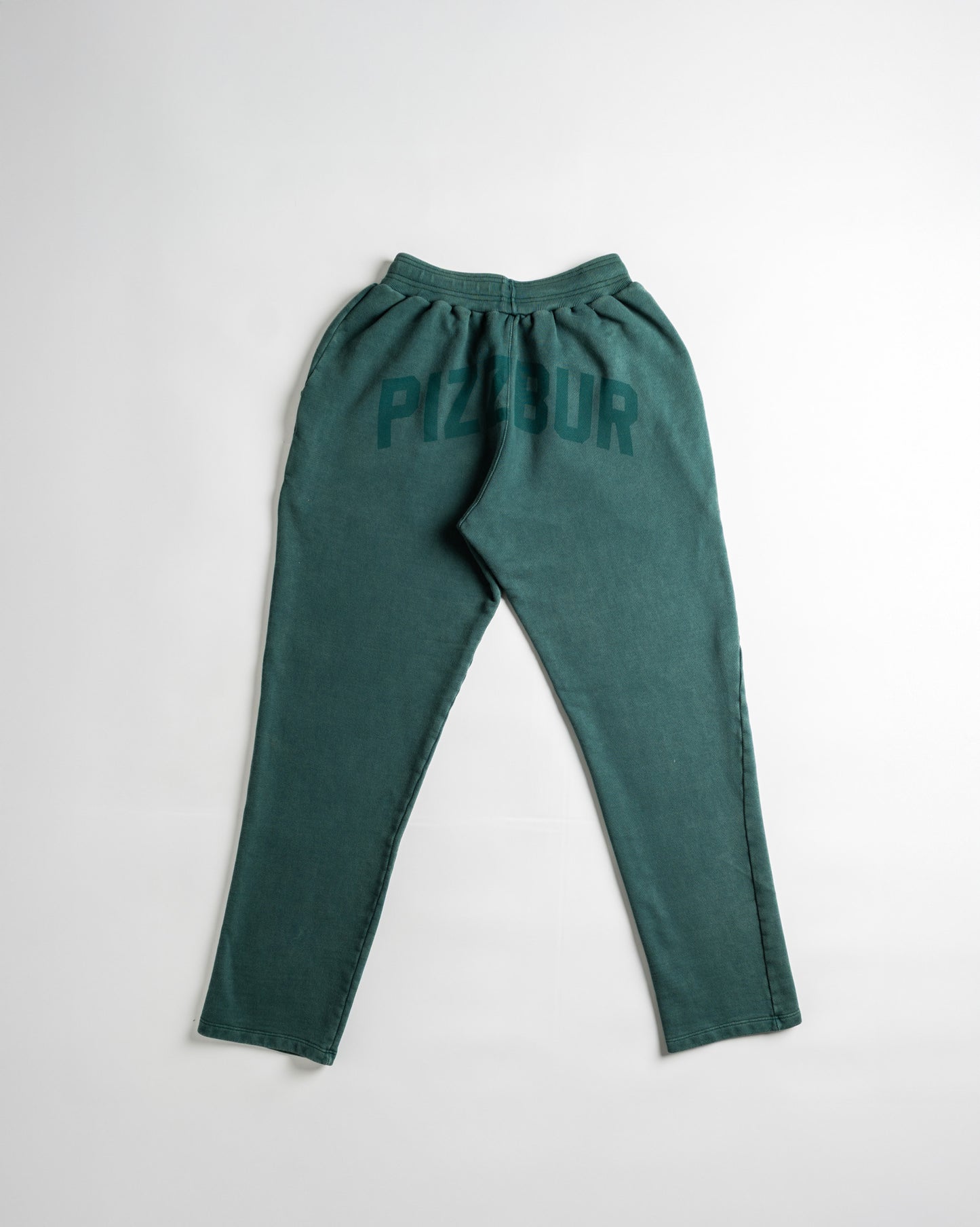 Tribes Jogger - Pine green acid wash