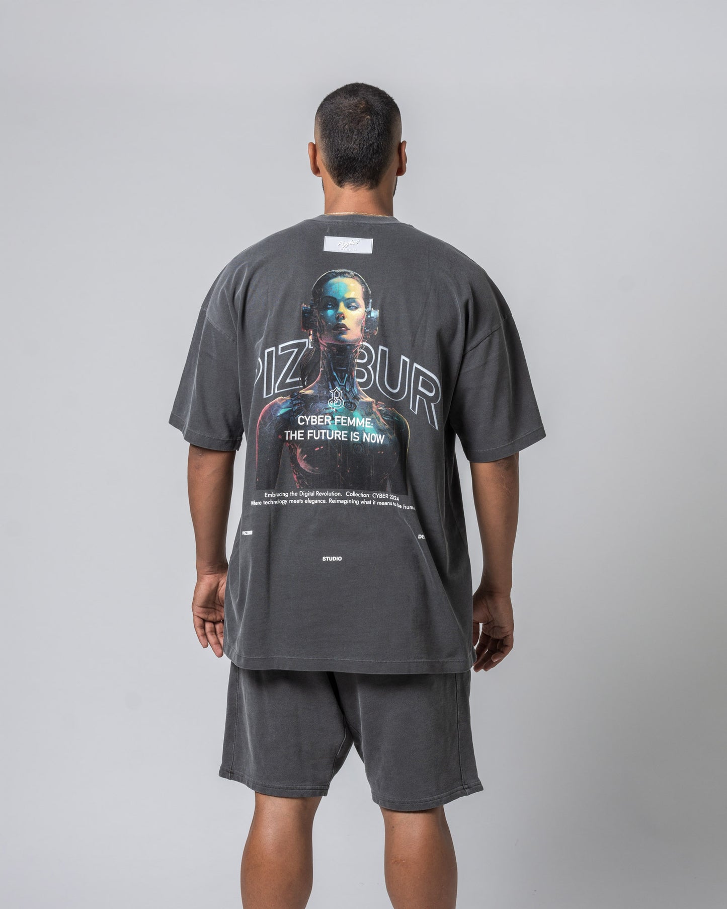 Camiseta Revolution - Washed Gris