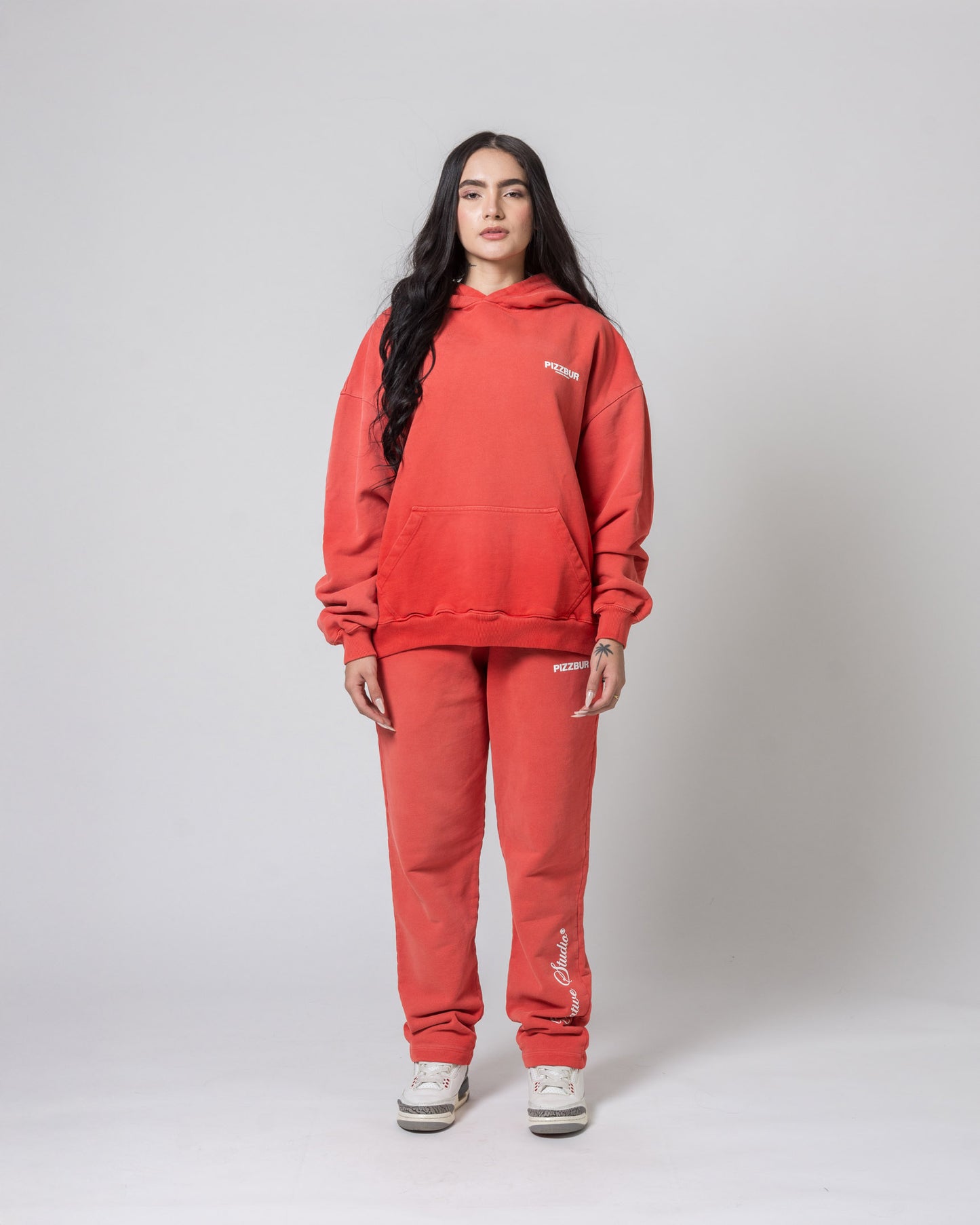 Hoodie Digital - Vintage Rojo