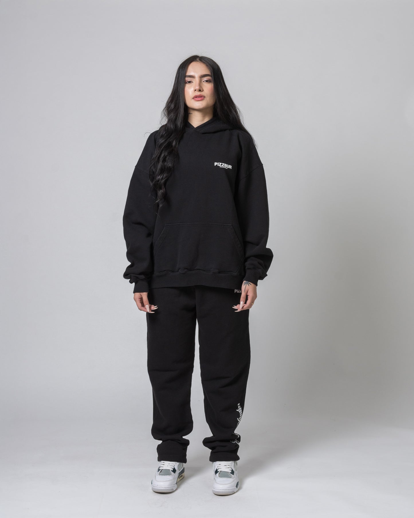 Hoodie Cyber - Negro
