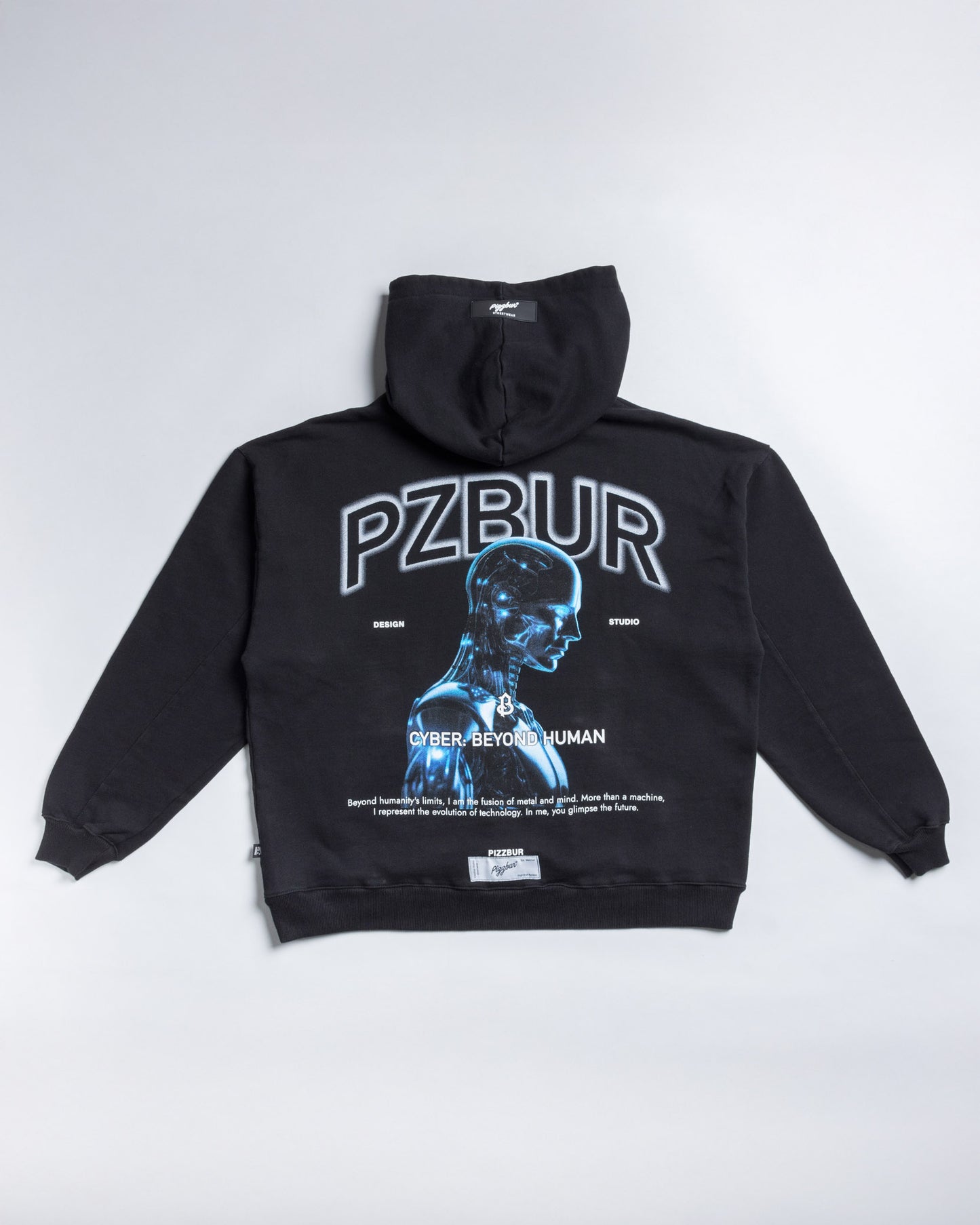 Hoodie Cyber - Negro