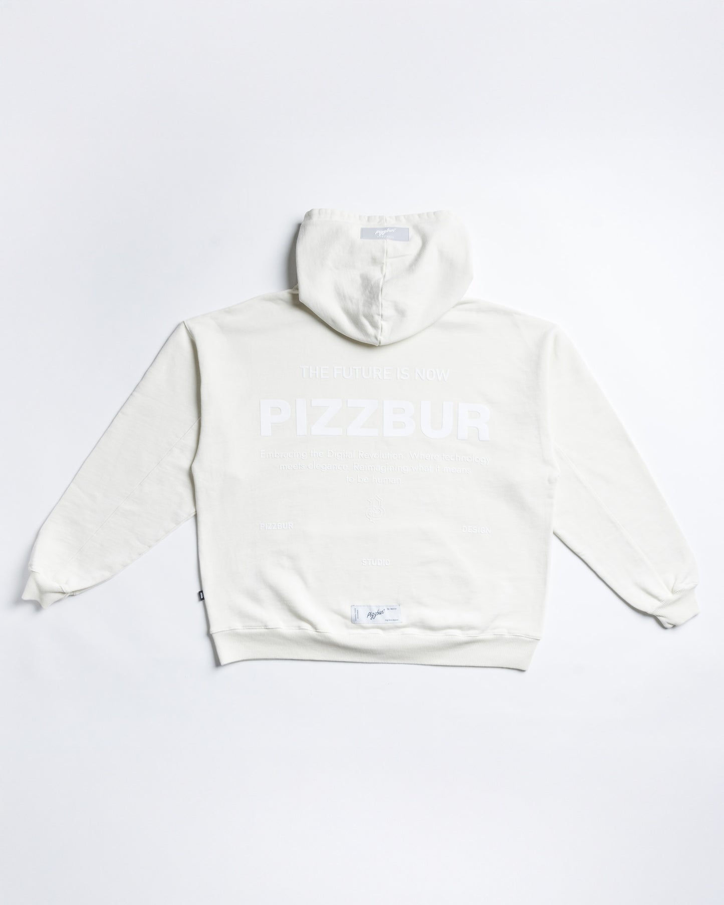 Hoodie Digital - Blanco Hueso