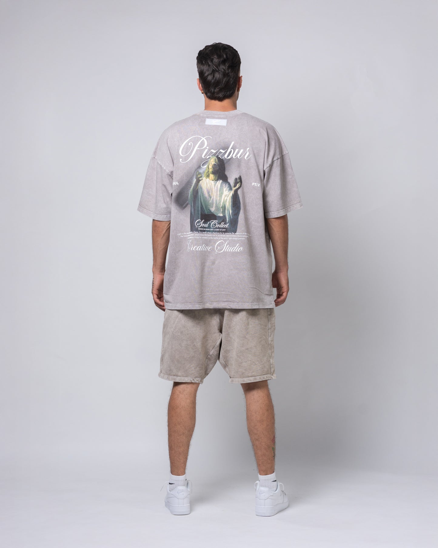 Bermuda Soul Basic - Gris Acid Wash