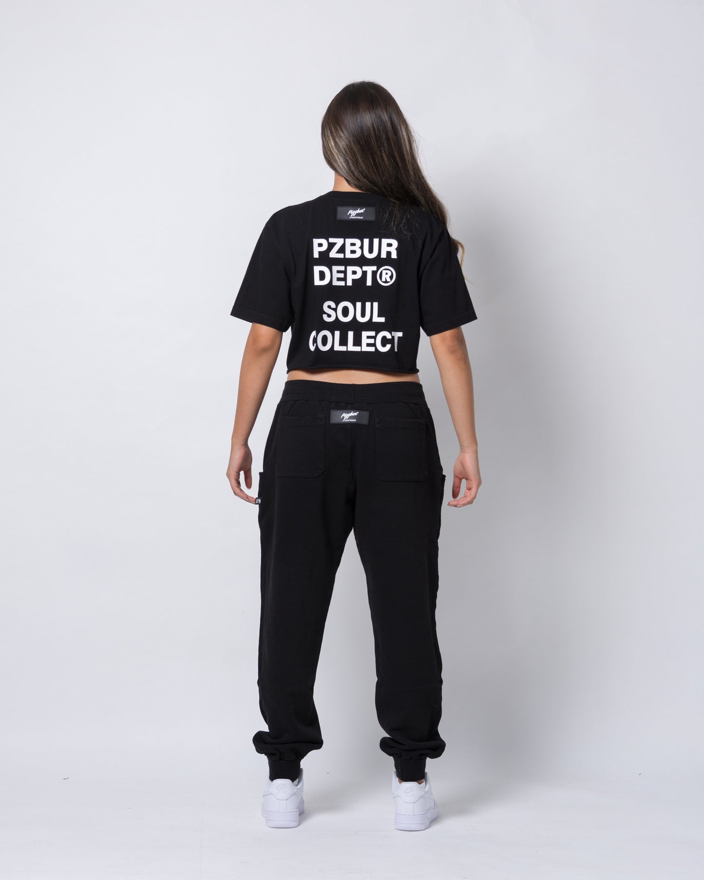 Camiseta Dept Corta Dama Alta - Negro