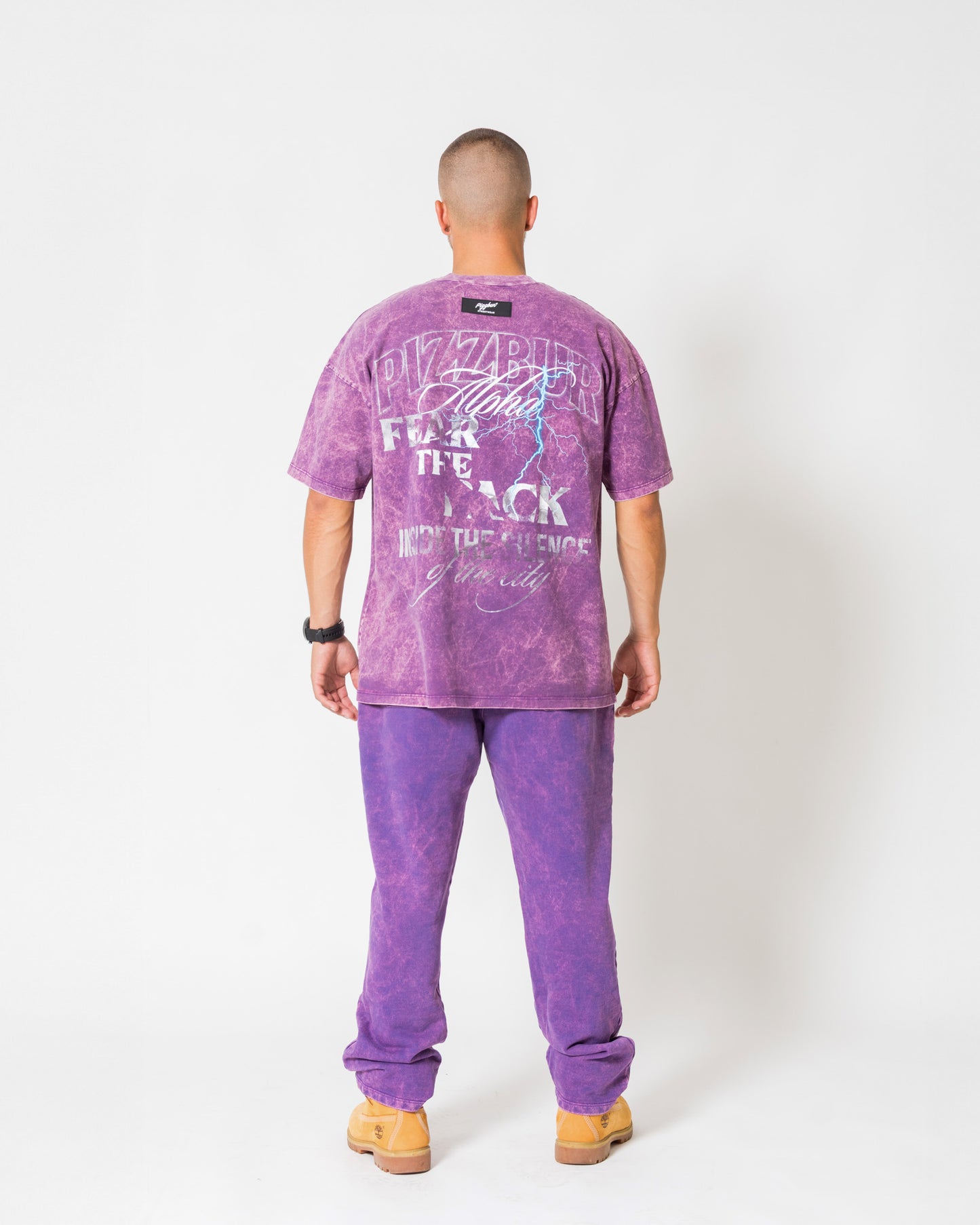 Tribes Basic Jogger - Morado acid wash