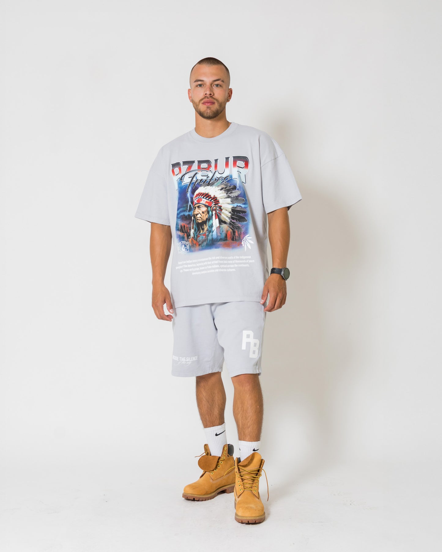 Tribes Basic Bermuda - Gris azulado