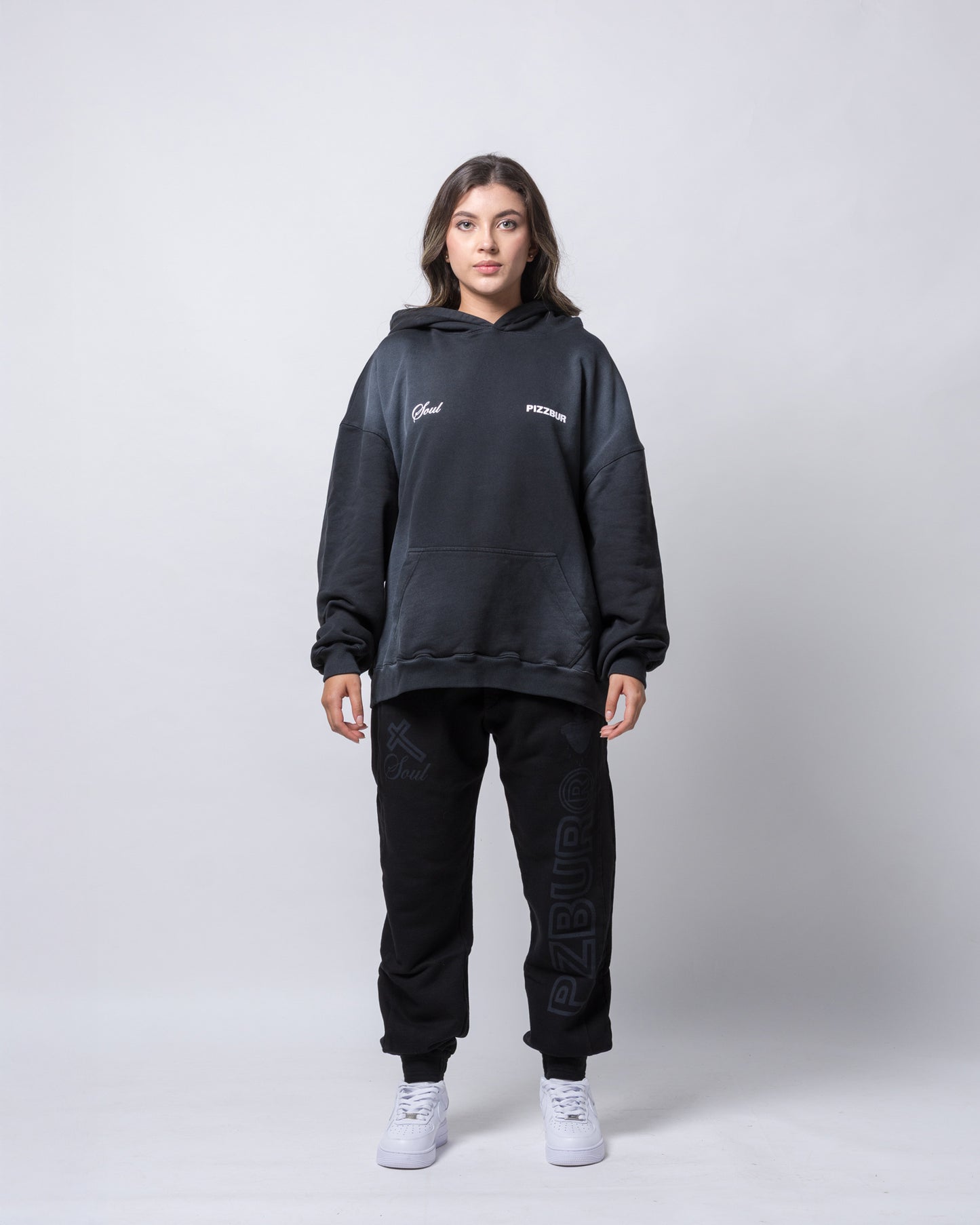 Hoodie Sacrifice - Negro Vintage