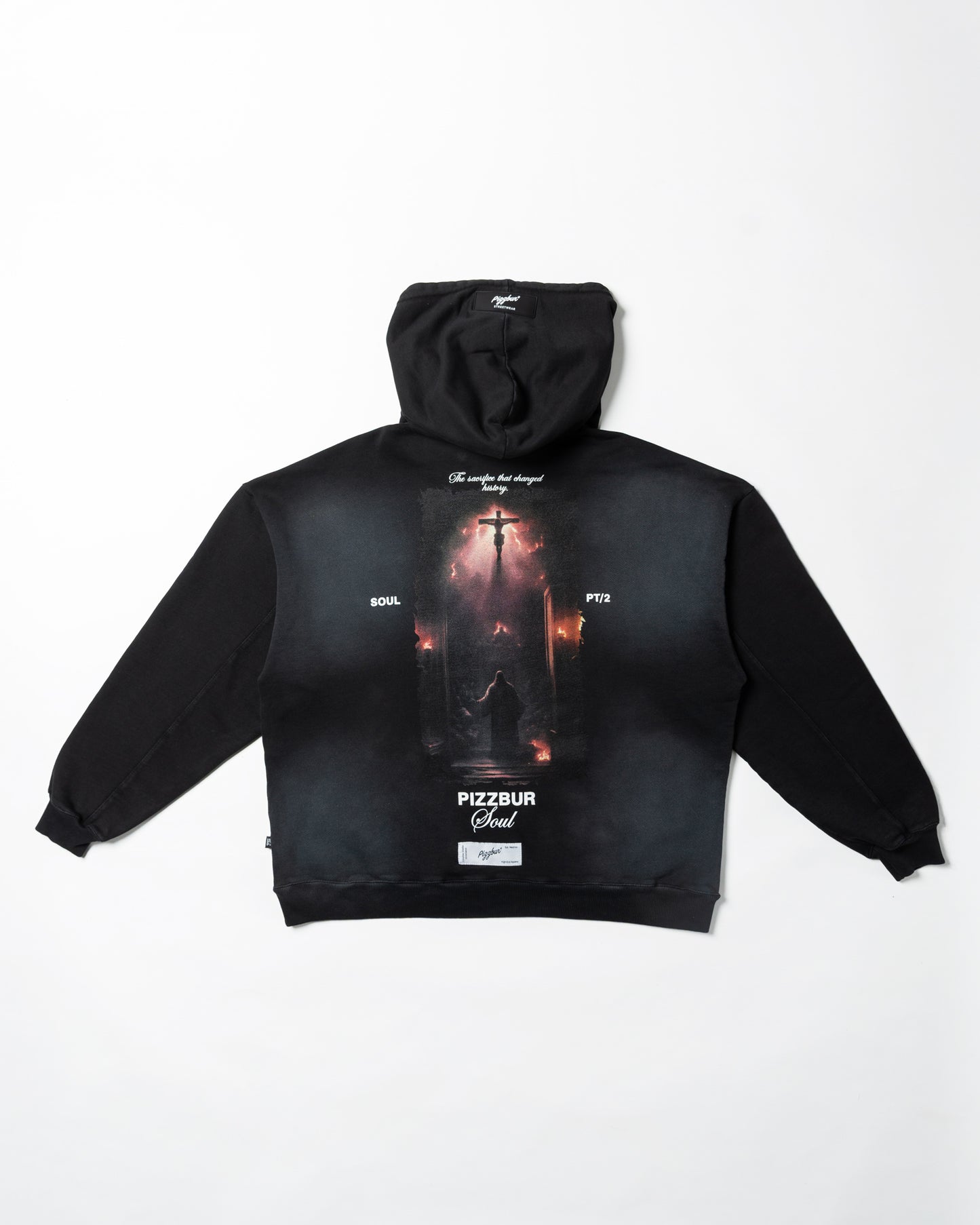 Hoodie Sacrifice - Negro Vintage
