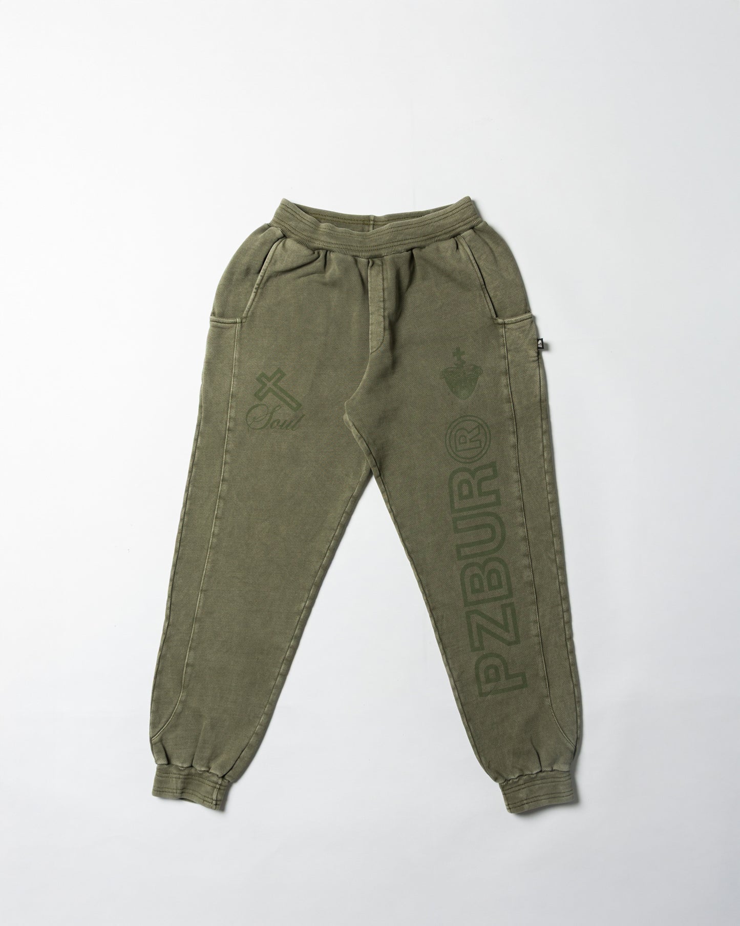 Jogger Soul Grace - Verde Oliva Acid Wash