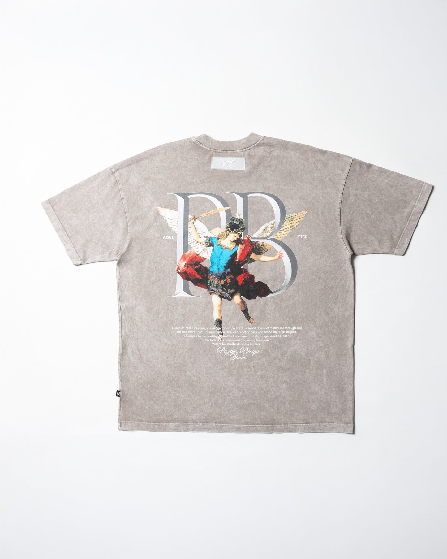 Camiseta Guardian - Gris Acid Wash