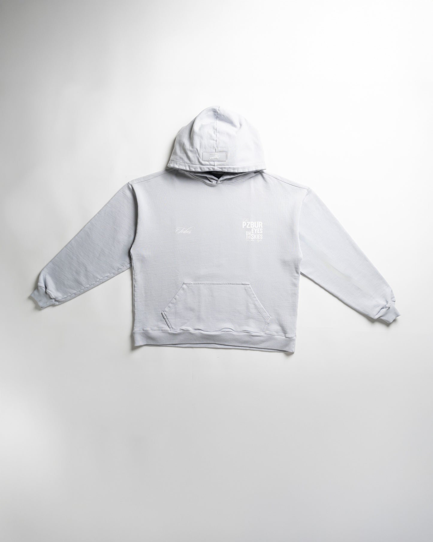 Hoodie Fearless - Gris azulado