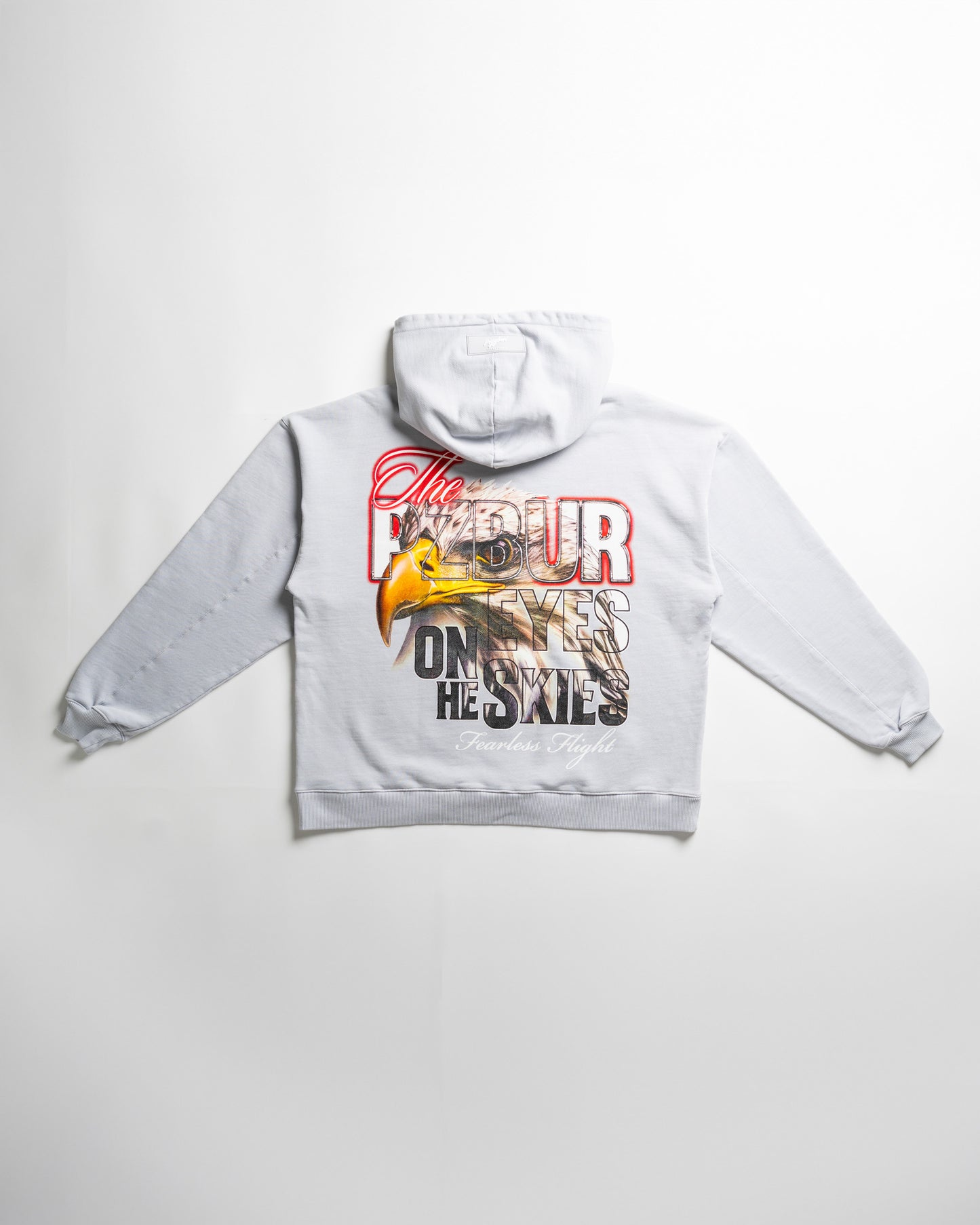 Hoodie Fearless - Gris azulado