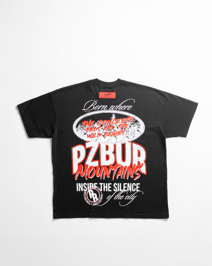 Camisetas Mountains - Negro