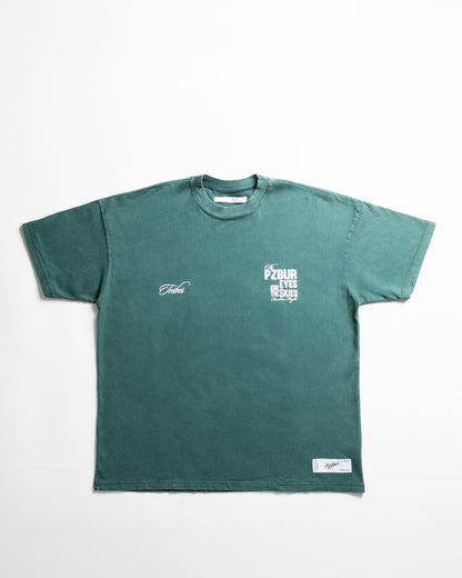 Camiseta Fearless - Pine green acid wash