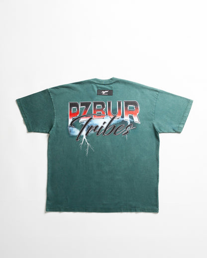 Camiseta Tribes - Pine green acid wash