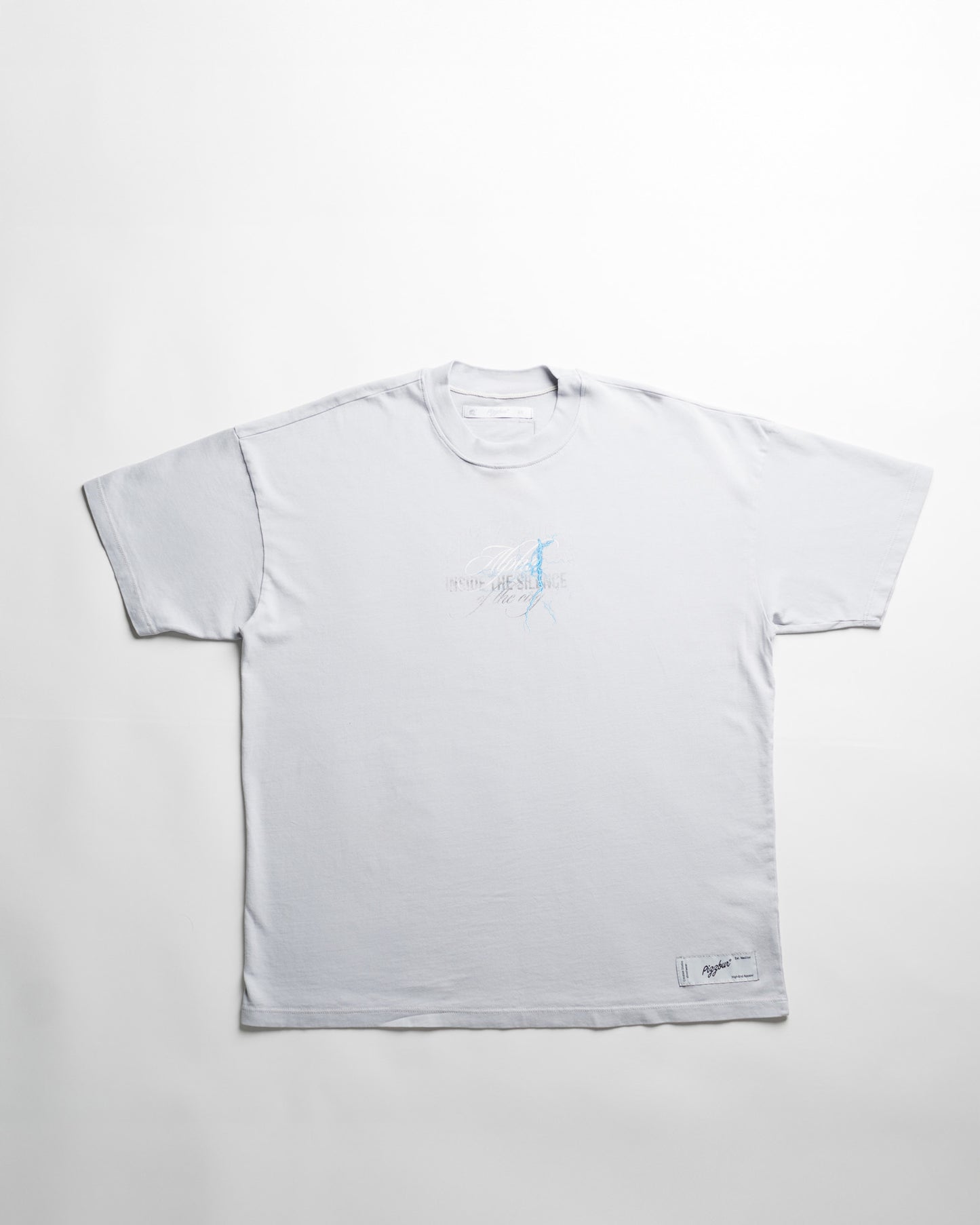 Camiseta Fear - Gris azulado