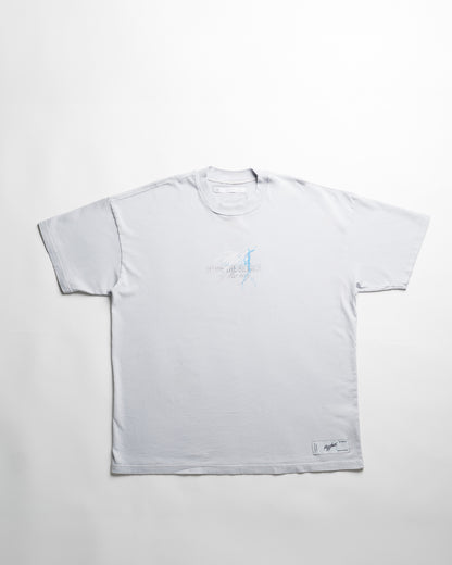 Camiseta Fear - Gris azulado