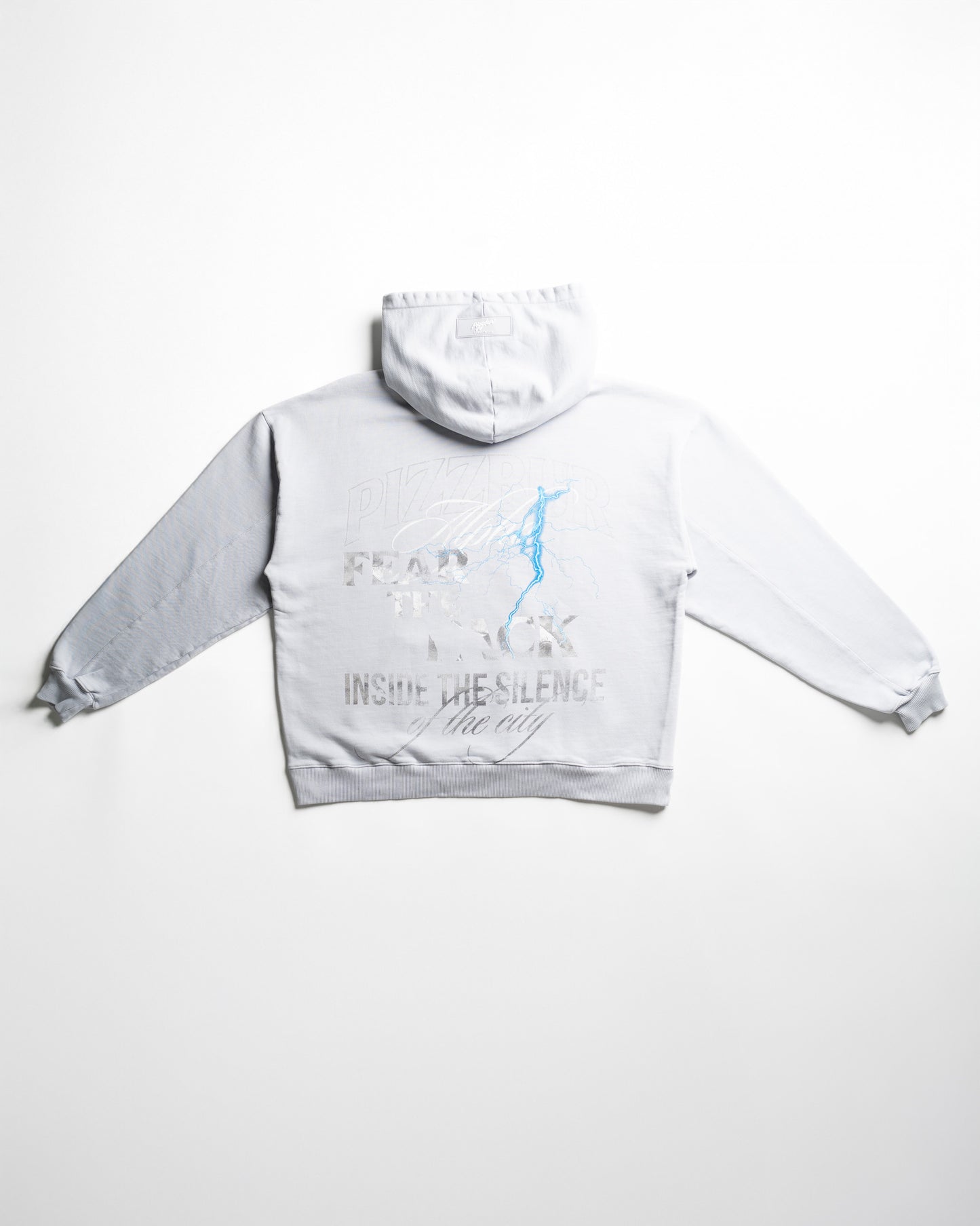 Hoodie Fear - Gris azulado