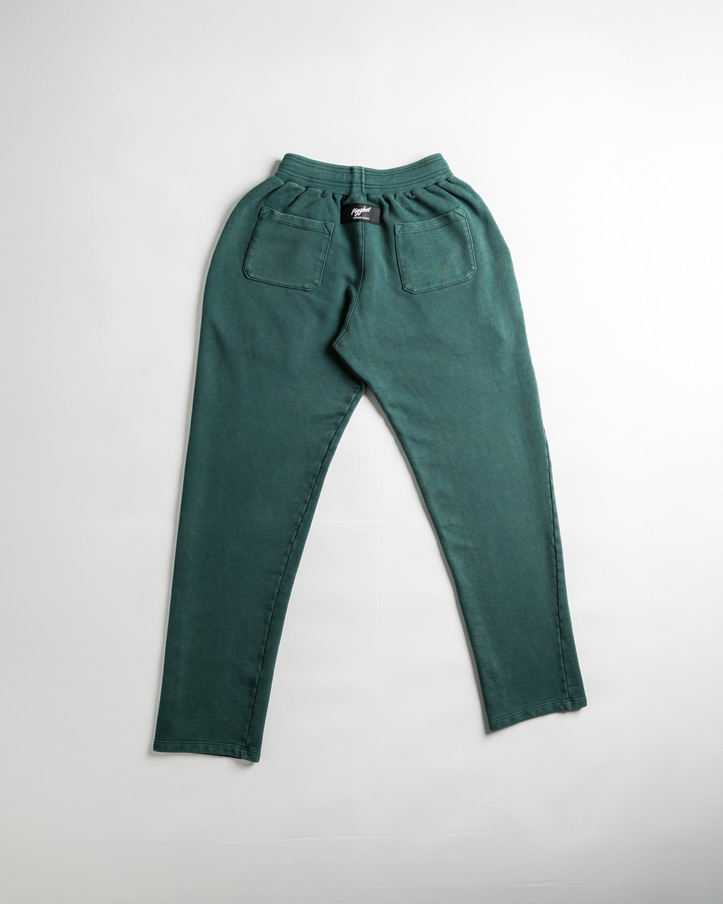 Tribes Basic Jogger - Pine green acid wash