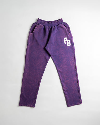 Tribes Basic Jogger - Morado acid wash