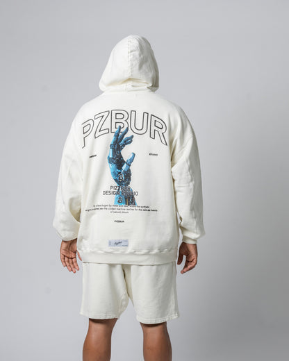 Hoodie Future - Blanco Hueso