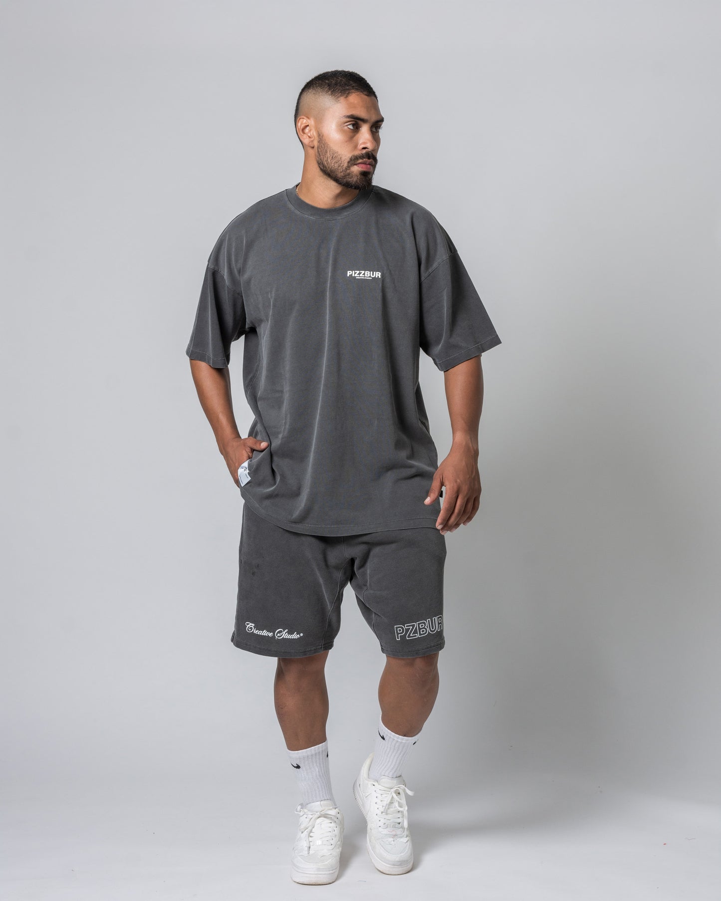 Camiseta Revolution - Washed Gris