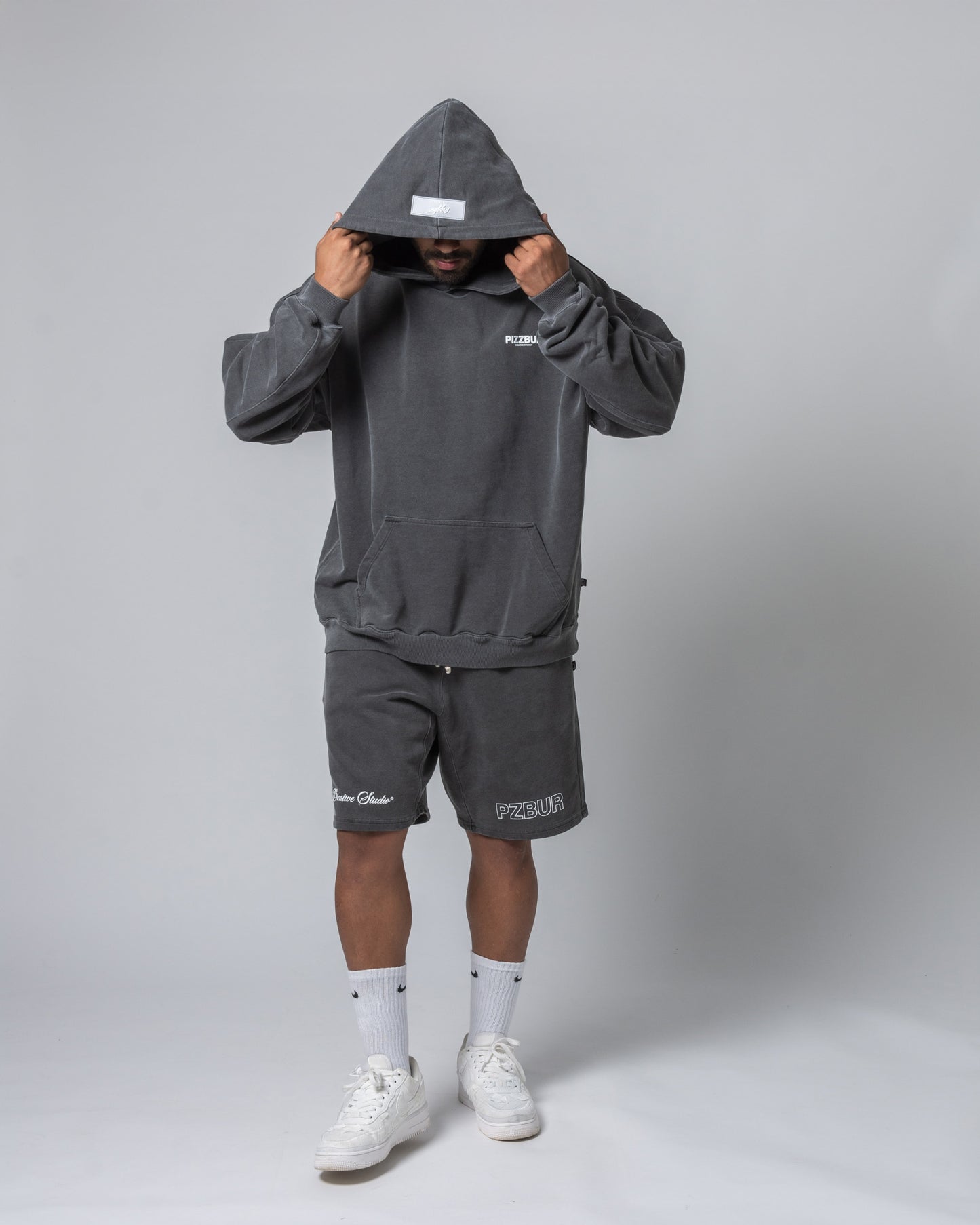 Hoodie Future - Washed Gris