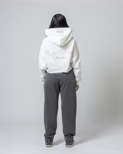 Hoodie Cropped - Blanco