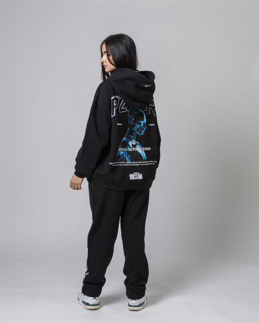 Hoodie Cyber - Negro