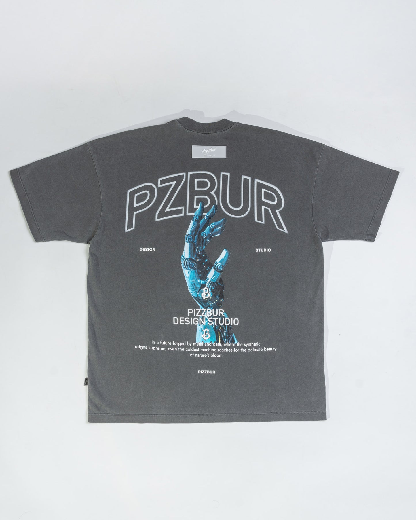 Camiseta Future - Washed Gris