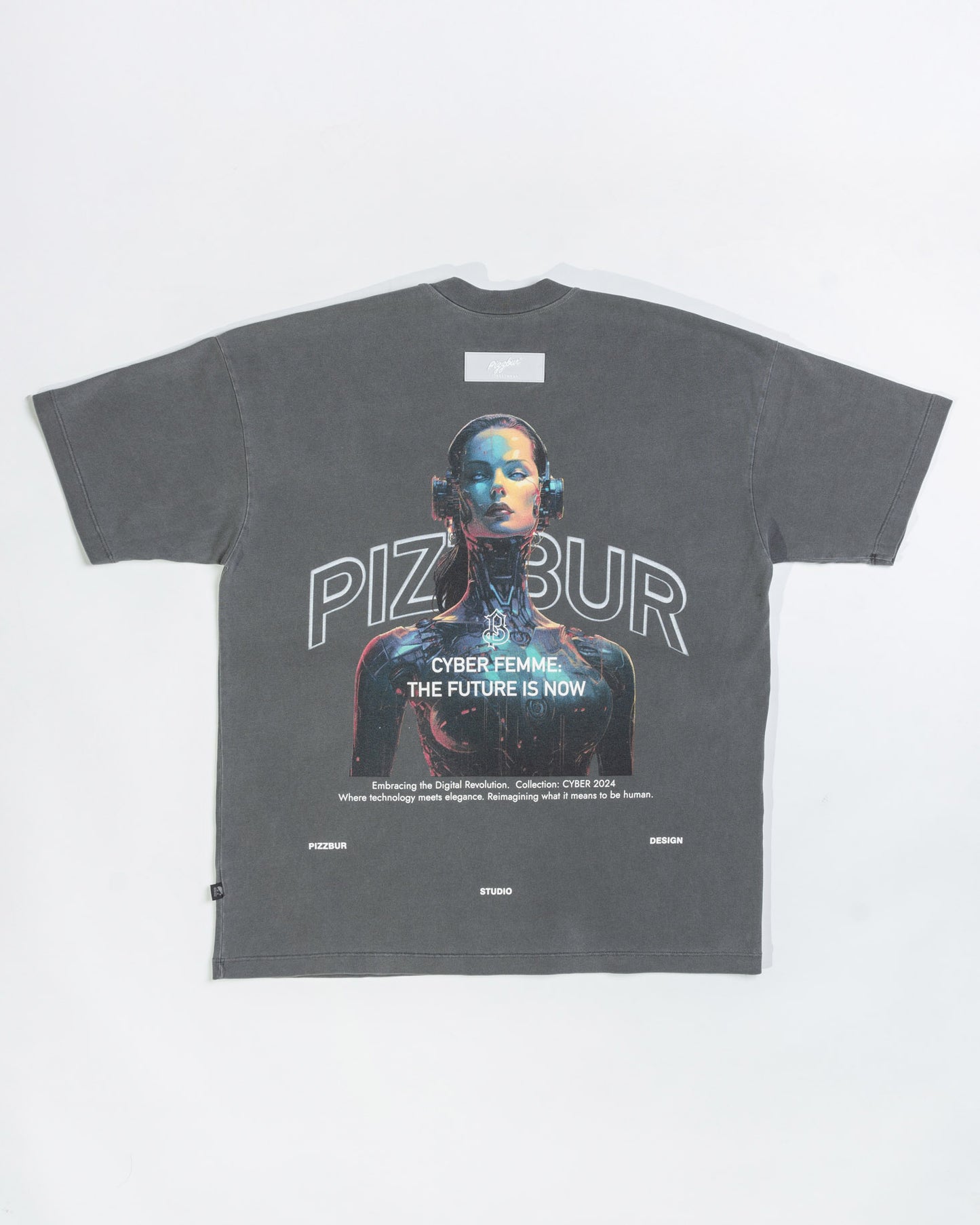 Camiseta Revolution - Washed Gris