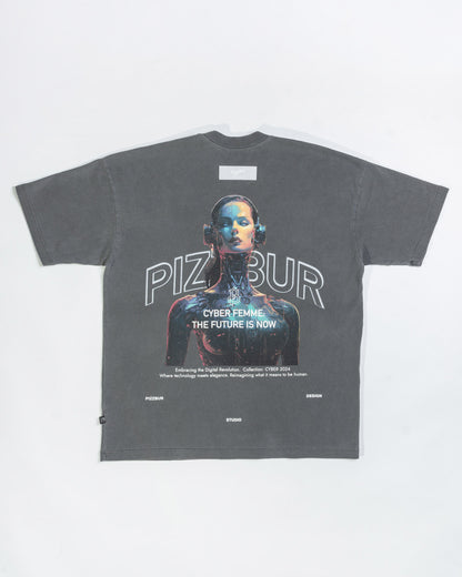 Camiseta Revolution - Washed Gris