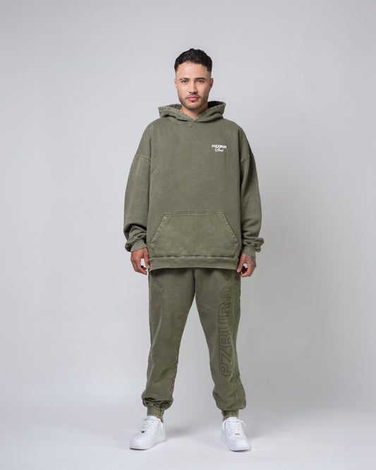 Jogger Soul Grace - Verde Oliva Acid Wash