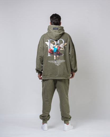 Jogger Soul Grace - Verde Oliva Acid Wash