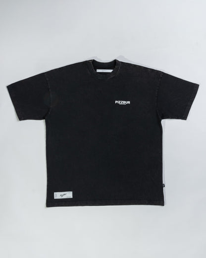 Camiseta Cyber - Washed Negro