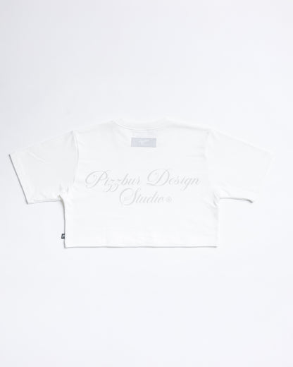 Cropped T-shirt - Blanco