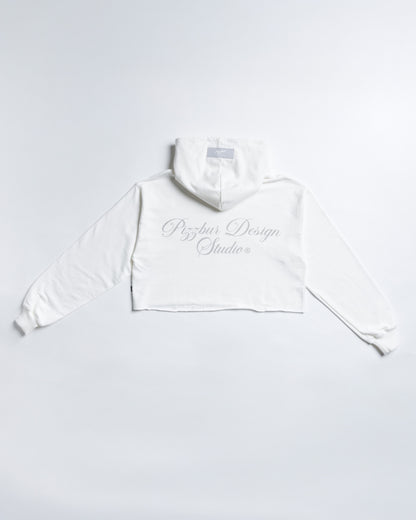 Hoodie Cropped - Blanco