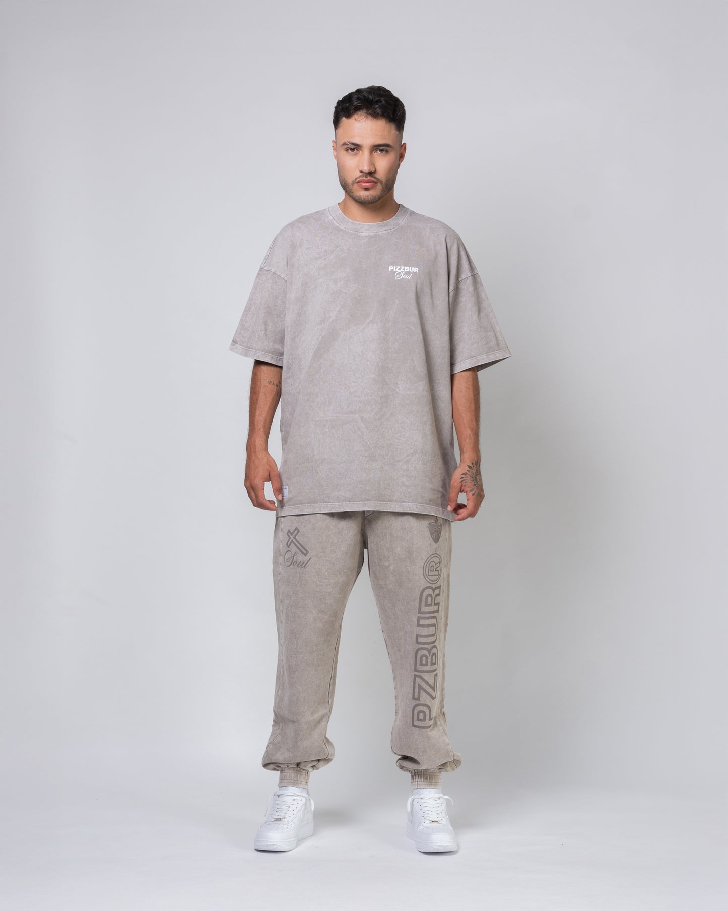 Jogger Soul Grace - Gris Acid Wash