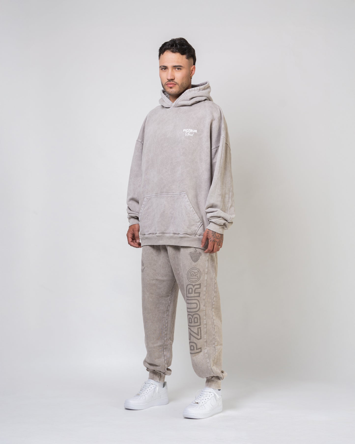 Hoodie Guardian - Gris Acid Wash
