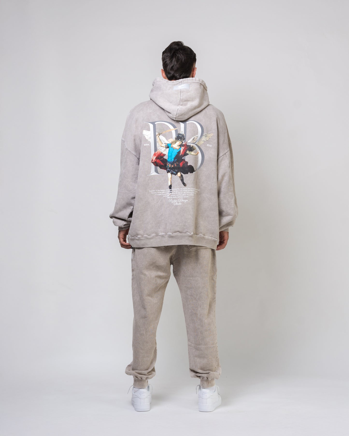 Hoodie Guardian - Gris Acid Wash