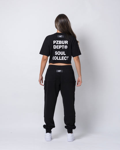 Camiseta Dept Corta Dama Alta - Negro