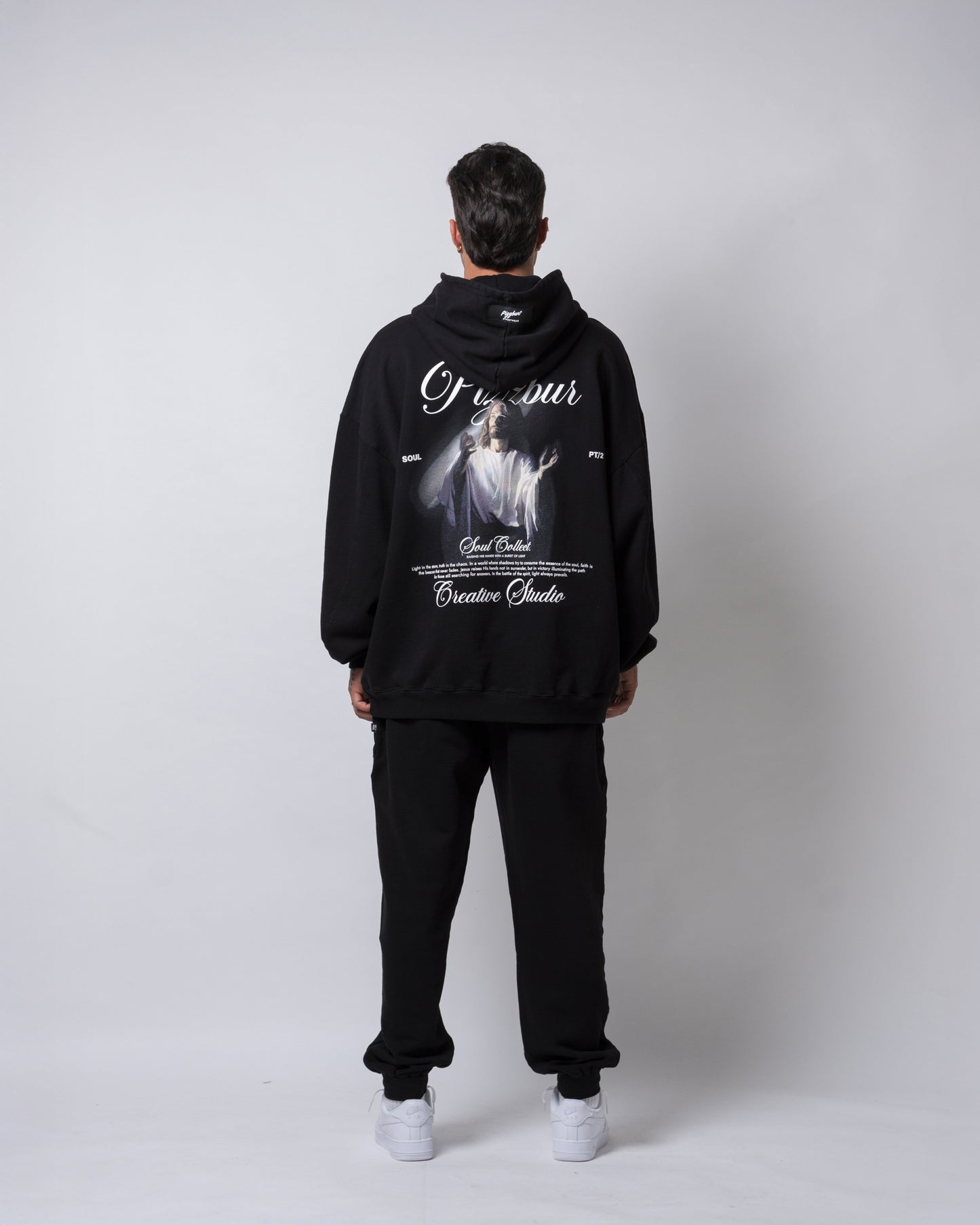 Hoodie Light - Negro