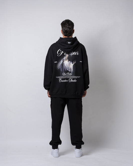 Hoodie Light - Negro