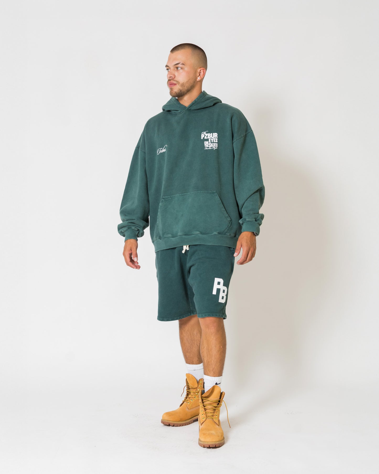 Buzo Fearless - Pine green acid wash