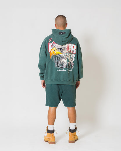 Buzo Fearless - Pine green acid wash