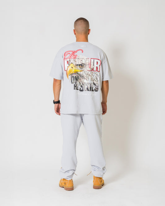 Camiseta Fearless - Gris azulado