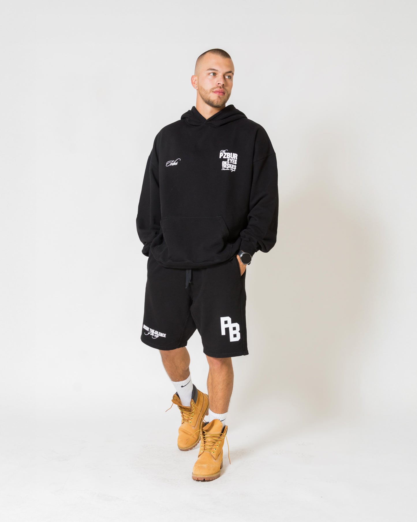 Hoodie Fearless - Negro