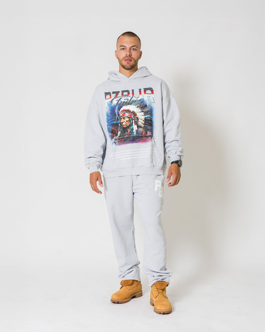 Hoodie Tribes - Gris azulado