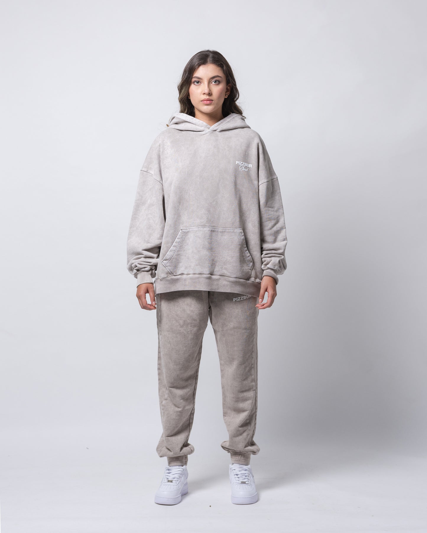 Hoodie Guardian - Gris Acid Wash
